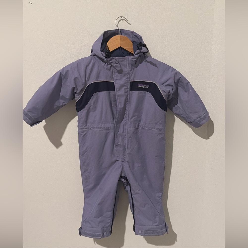 Patagonia Purple Baby Snowsuit